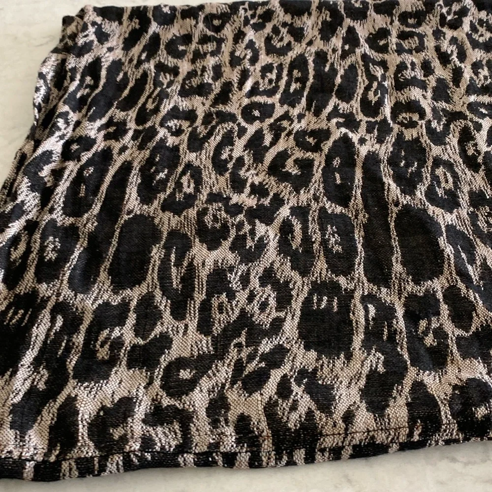 Animal print infinity scarf